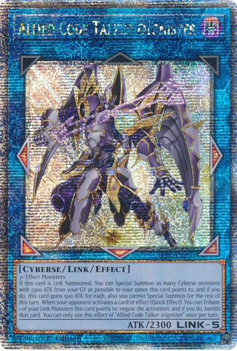 Allied Code Talker @Ignister [ALIN-EN051] Quarter Century Secret Rare | Mega City Incorporated
