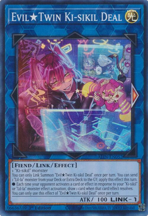Evil Twin Ki-sikil Deal [ALIN-EN052] Super Rare | Mega City Incorporated