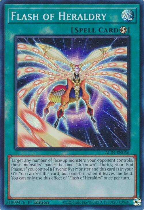 Flash of Heraldry [ALIN-EN056] Super Rare | Mega City Incorporated