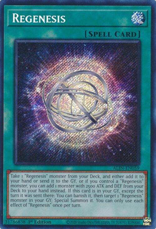 Regenesis [ALIN-EN059] Secret Rare | Mega City Incorporated