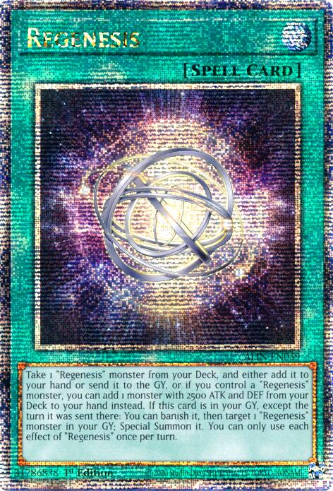 Regenesis [ALIN-EN059] Quarter Century Secret Rare | Mega City Incorporated