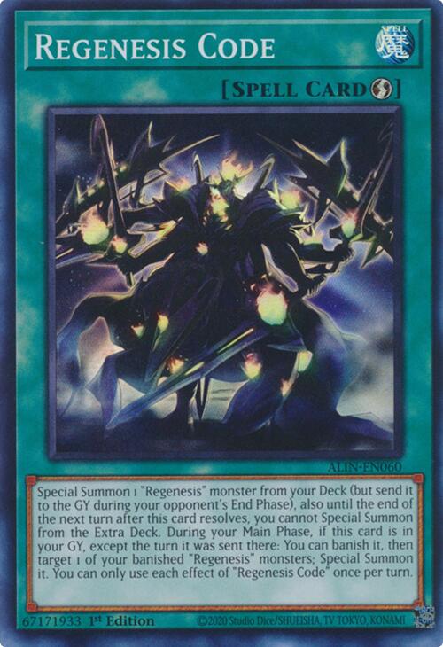 Regenesis Code [ALIN-EN060] Super Rare | Mega City Incorporated