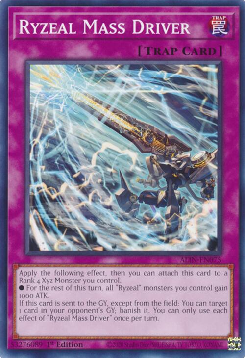 Ryzeal Mass Driver [ALIN-EN075] Common | Mega City Incorporated