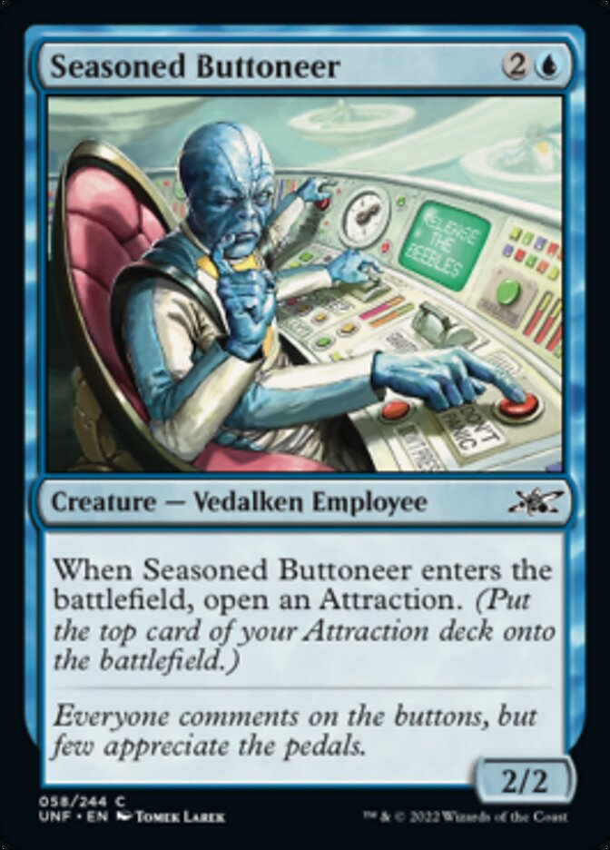 Seasoned Buttoneer [Unfinity] | Mega City Incorporated