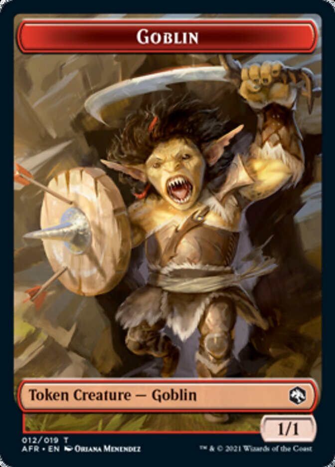 Dungeon of the Mad Mage // Goblin Double-Sided Token [Dungeons & Dragons: Adventures in the Forgotten Realms Tokens] | Mega City Incorporated