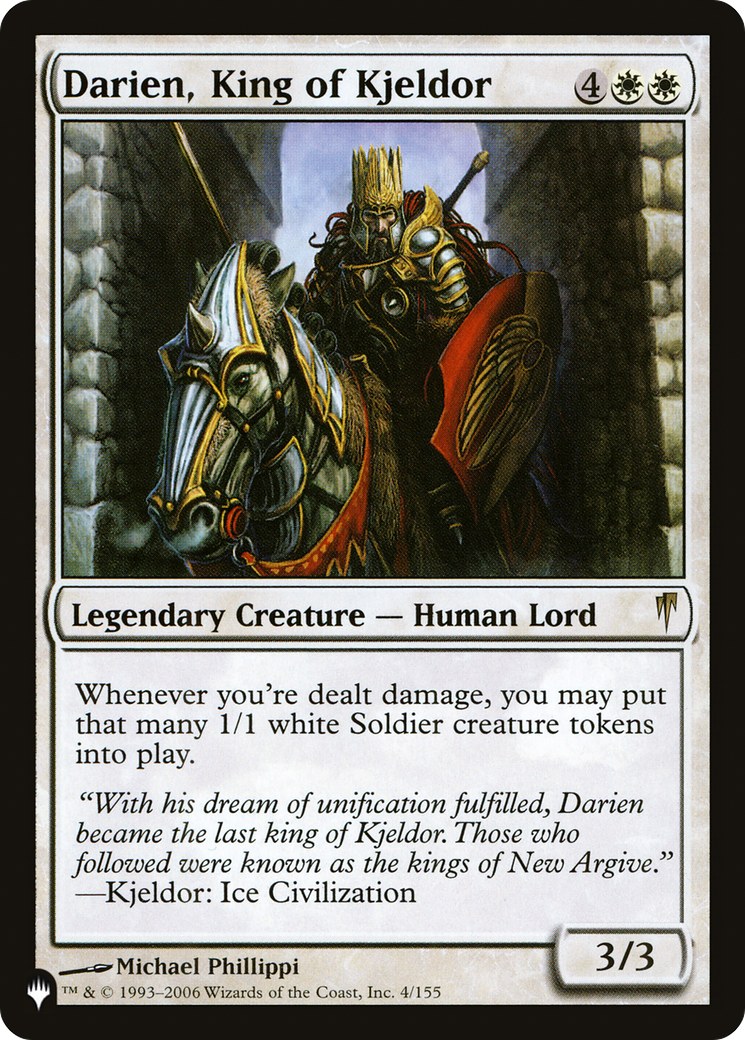 Darien, King of Kjeldor [The List] | Mega City Incorporated