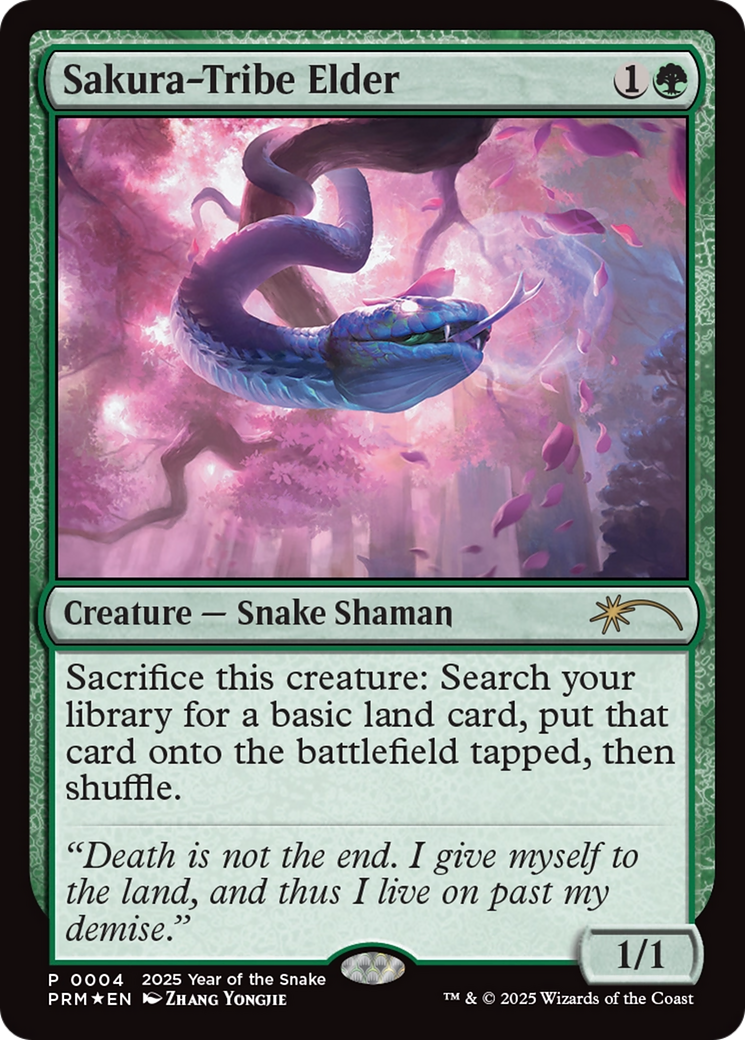 Sakura-Tribe Elder (Year of the Snake 2025) [Standard Showdown Promos] | Mega City Incorporated