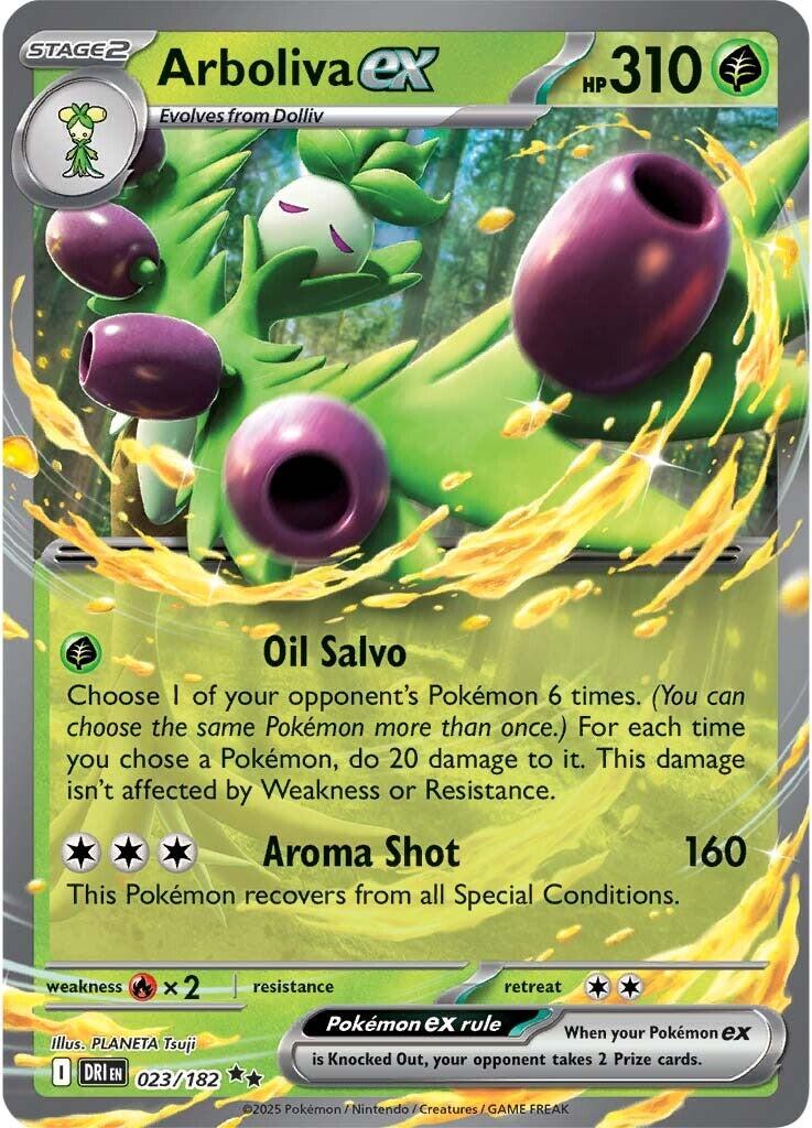 Arboliva ex (023/182) [Scarlet & Violet: Destined Rivals] | Mega City Incorporated