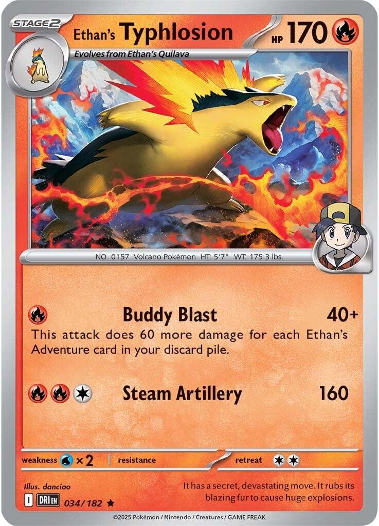 Ethan's Typhlosion (034/182) [Scarlet & Violet: Destined Rivals] | Mega City Incorporated