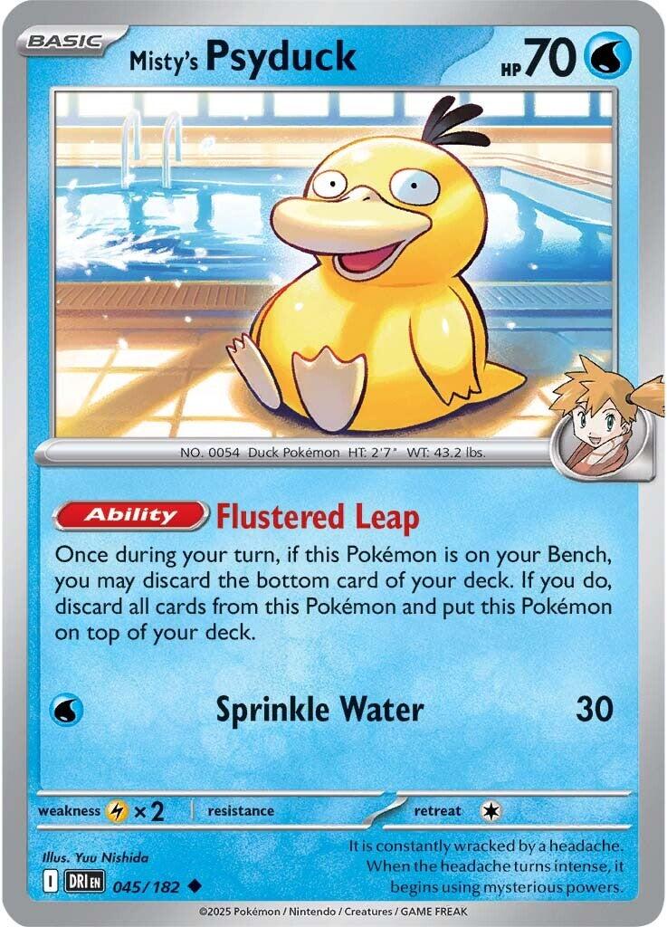 Misty's Psyduck (045/182) [Scarlet & Violet: Destined Rivals] | Mega City Incorporated