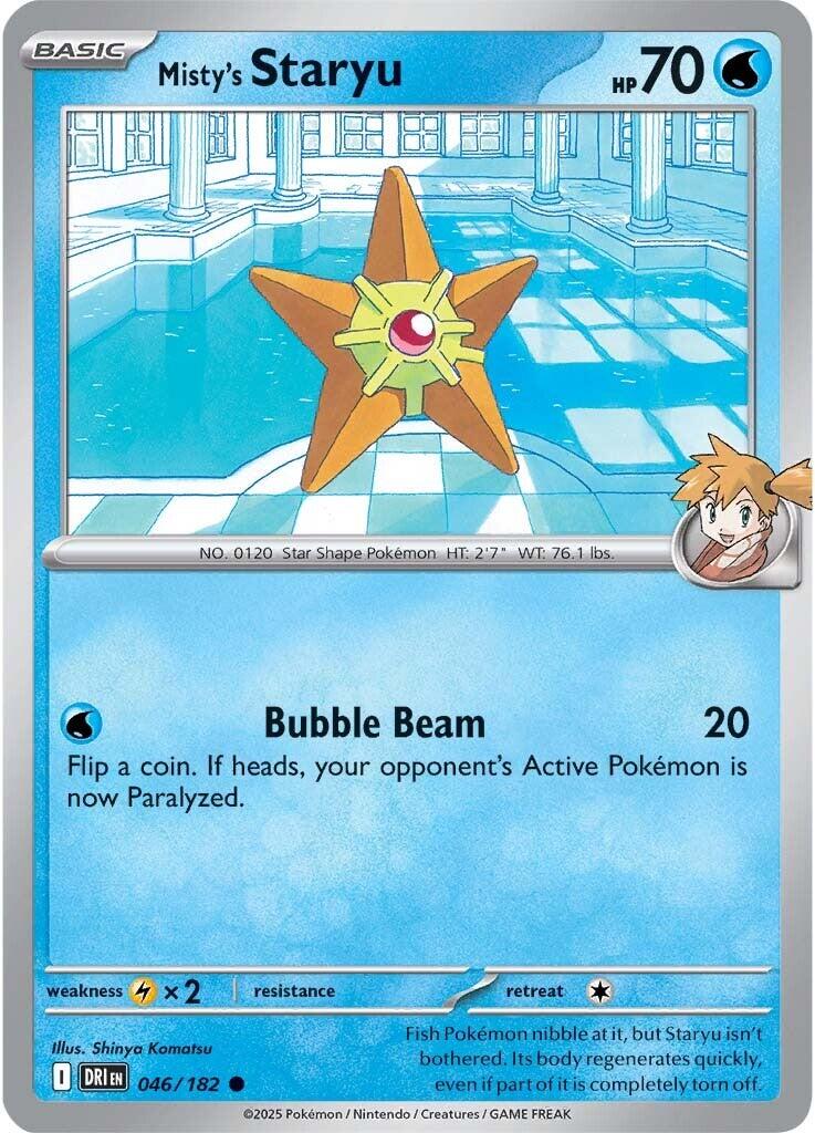Misty's Staryu (046/180) [Scarlet & Violet: Destined Rivals] | Mega City Incorporated
