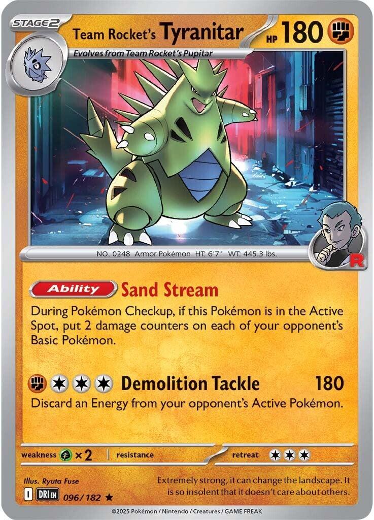 Team Rocket's Tyranitar (096/182) [Scarlet & Violet: Destined Rivals] | Mega City Incorporated