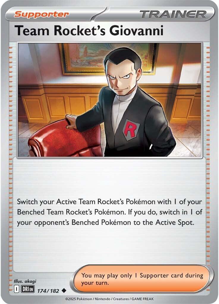 Team Rocket's Giovanni (174/182) [Scarlet & Violet: Destined Rivals] | Mega City Incorporated