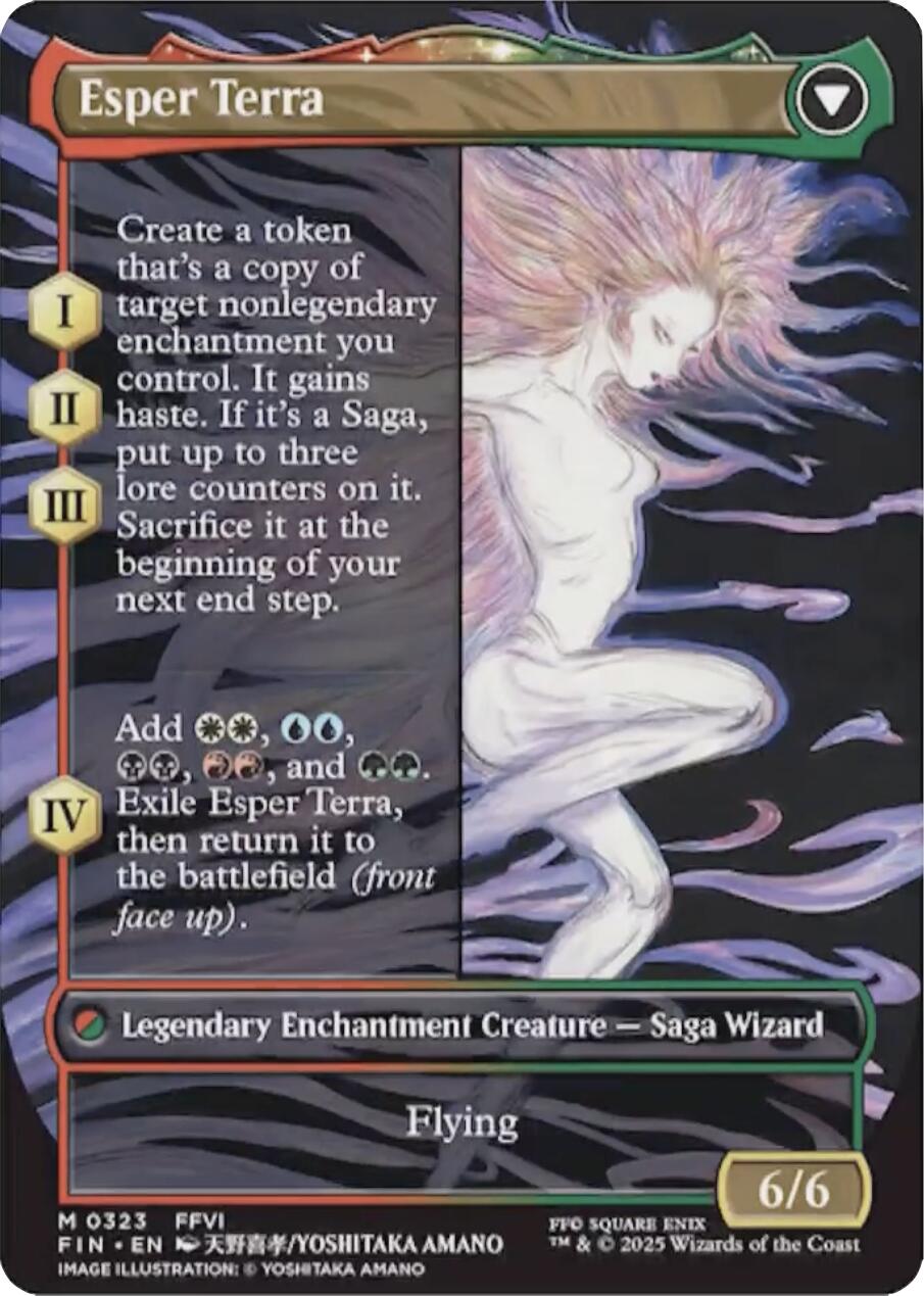 Terra, Magical Adept // Esper Terra (Borderless) [FINAL FANTASY] | Mega City Incorporated