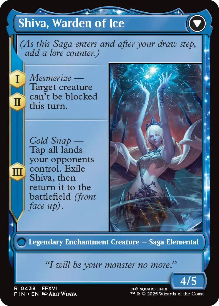 Jill, Shiva's Dominant // Shiva, Warden of Ice (Extended Art) [FINAL FANTASY] | Mega City Incorporated