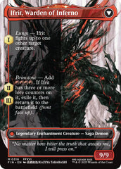 Clive, Ifrit's Dominant // Ifrit, Warden of Inferno (Borderless) (0318) [FINAL FANTASY] | Mega City Incorporated