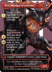 Clive, Ifrit's Dominant // Ifrit, Warden of Inferno (Borderless) (0385) [FINAL FANTASY] | Mega City Incorporated