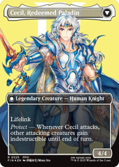 Cecil, Dark Knight // Cecil, Redeemed Paladin (Borderless) (Surge Foil) [FINAL FANTASY] | Mega City Incorporated