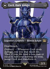 Cecil, Dark Knight // Cecil, Redeemed Paladin (Borderless) (Surge Foil) [FINAL FANTASY] | Mega City Incorporated