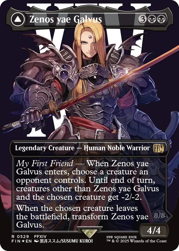 Zenos yae Galvus // Shinryu, Transcendent Rival (Borderless) (Surge Foil) [FINAL FANTASY] | Mega City Incorporated