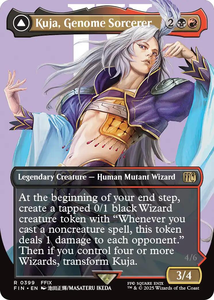 Kuja, Genome Sorcerer // Trance Kuja, Fate Defied (Borderless) [FINAL FANTASY] | Mega City Incorporated
