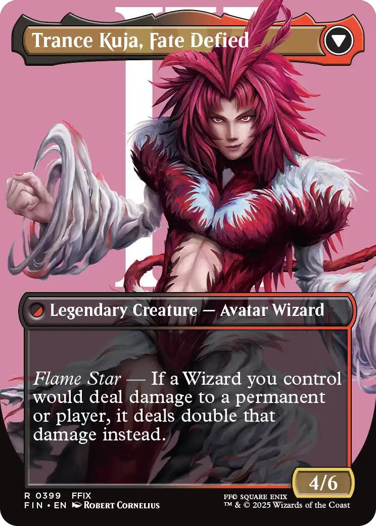 Kuja, Genome Sorcerer // Trance Kuja, Fate Defied (Borderless) [FINAL FANTASY] | Mega City Incorporated