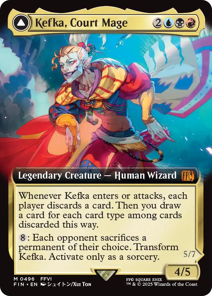 Kefka, Court Mage // Kefka, Ruler of Ruin (Extended Art) [FINAL FANTASY] | Mega City Incorporated