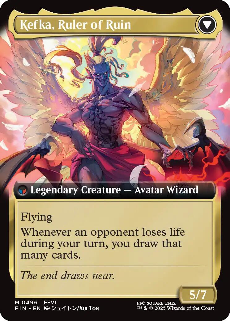 Kefka, Court Mage // Kefka, Ruler of Ruin (Extended Art) [FINAL FANTASY] | Mega City Incorporated