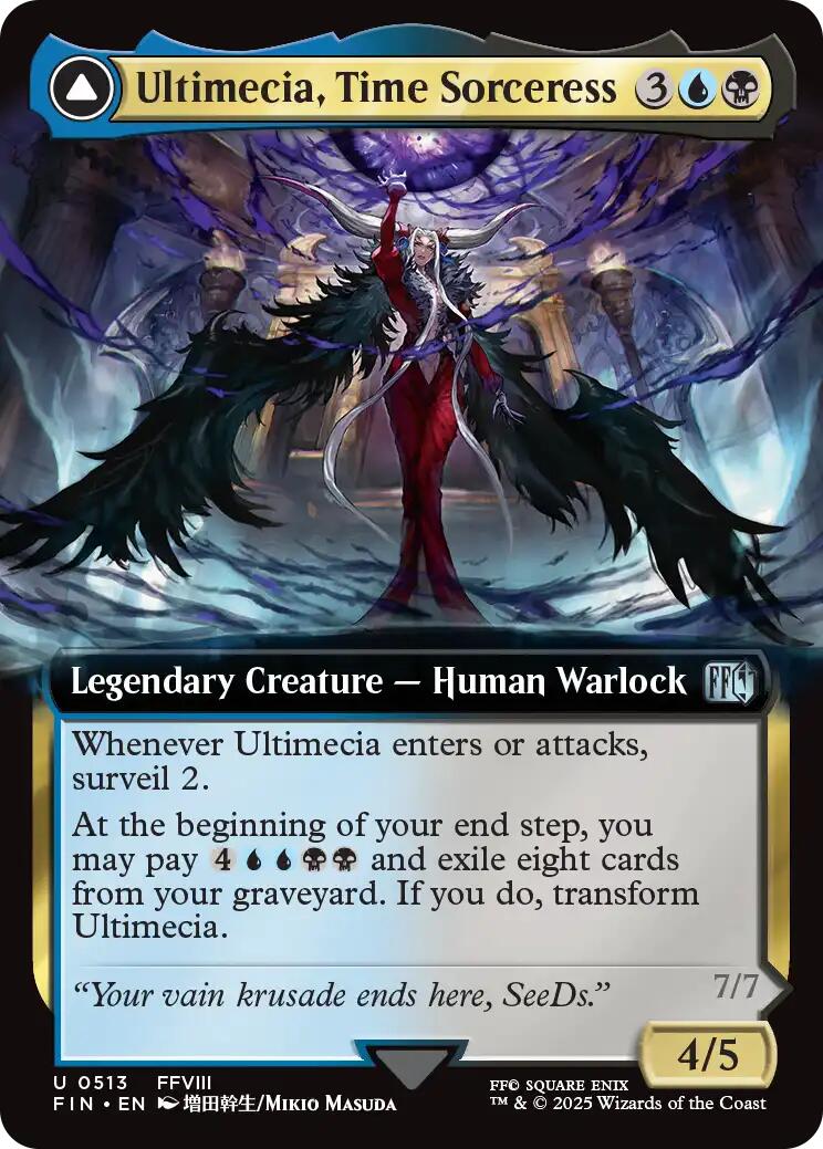 Ultimecia, Time Sorceress // Ultimecia, Omnipotent (Extended Art) [FINAL FANTASY] | Mega City Incorporated