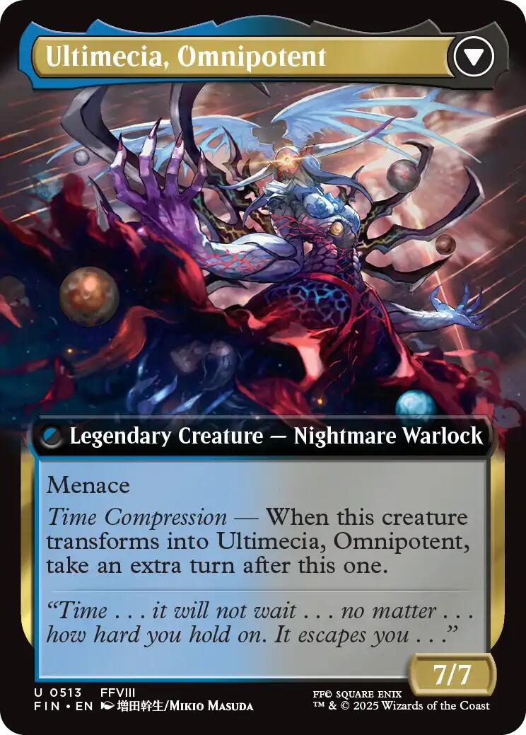 Ultimecia, Time Sorceress // Ultimecia, Omnipotent (Extended Art) [FINAL FANTASY] | Mega City Incorporated