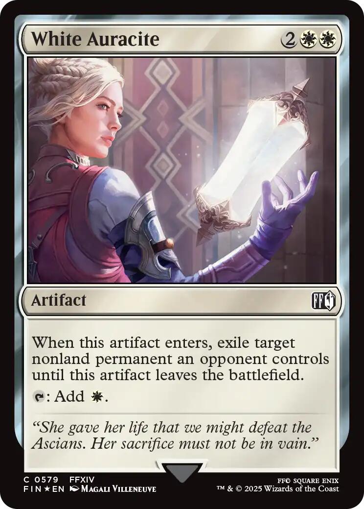 White Auracite (Surge Foil) [FINAL FANTASY] | Mega City Incorporated