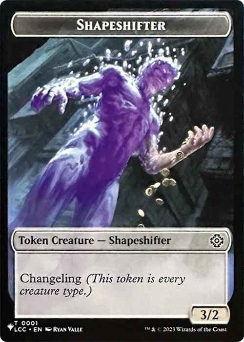 Shapeshifter // Cat Double-Sided Token [Secret Lair Drop Series] | Mega City Incorporated