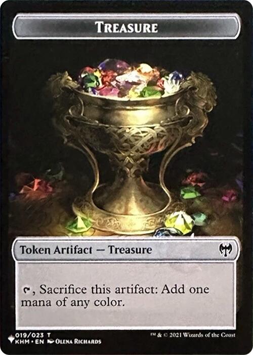 Treasure // Egg Double-Sided Token [Secret Lair Drop Series] | Mega City Incorporated