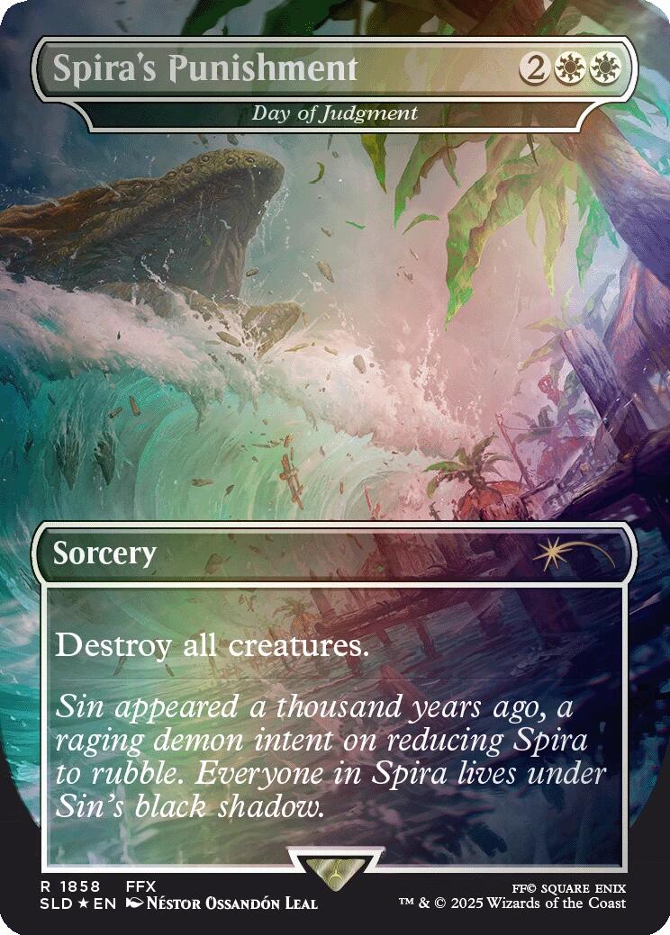 Spira's Punishment - Day of Judgment (Rainbow Foil) [Secret Lair Drop Series] | Mega City Incorporated