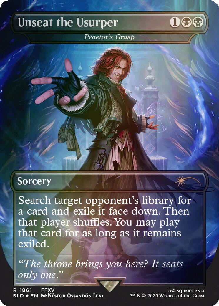 Unseat the Usurper - Praetor's Grasp (Rainbow Foil) [Secret Lair Drop Series] | Mega City Incorporated