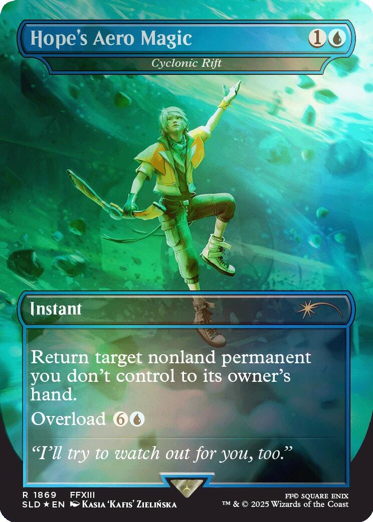 Hope's Aero Magic - Cyclonic Rift (Rainbow Foil) [Secret Lair Drop Series] | Mega City Incorporated