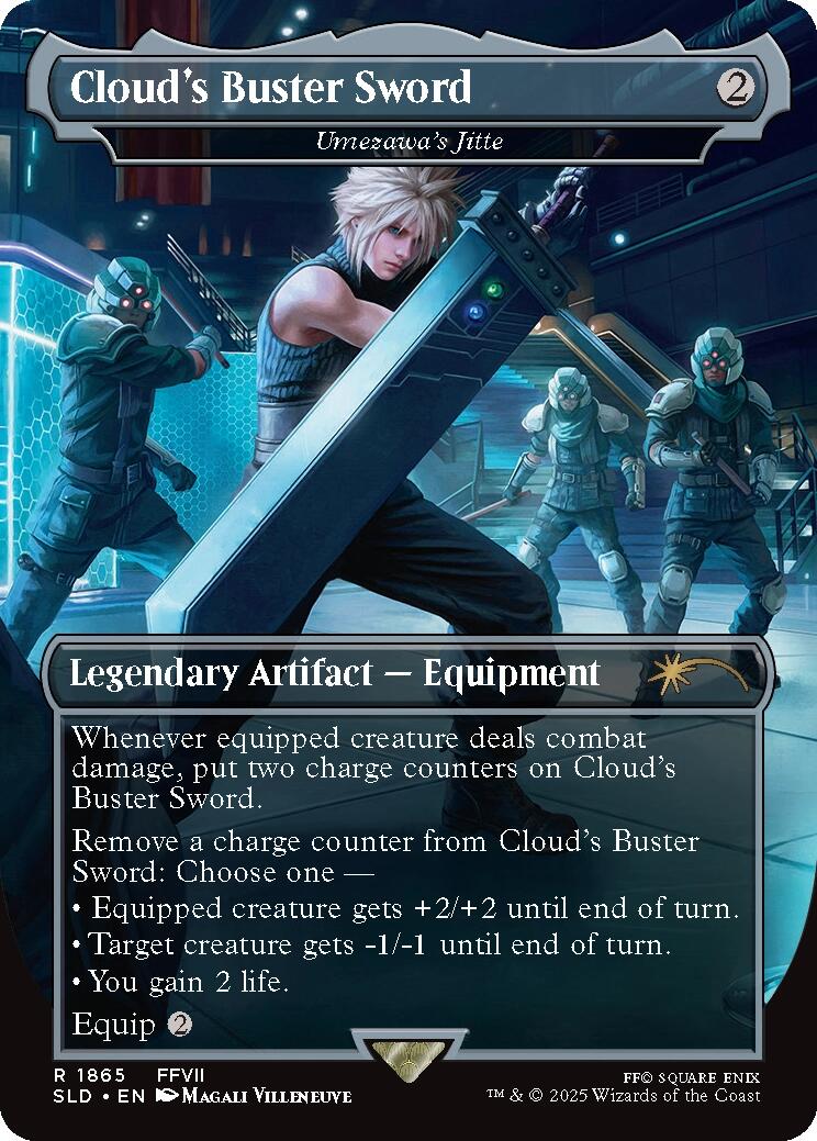 Cloud's Buster Sword - Umezawa's Jitte [Secret Lair Drop Series] | Mega City Incorporated