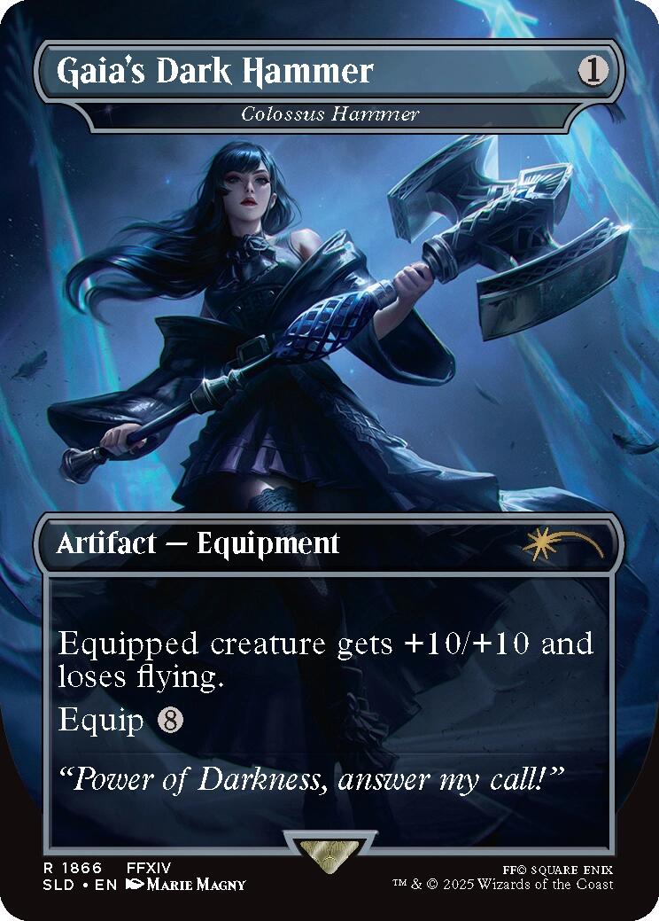 Gaia's Dark Hammer - Colossus Hammer [Secret Lair Drop Series] | Mega City Incorporated