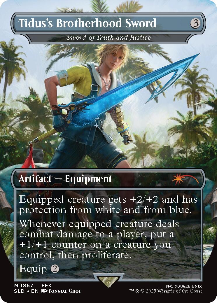 Tidus's Brotherhood Sword - Sword of Truth and Justice [Secret Lair Drop Series] | Mega City Incorporated