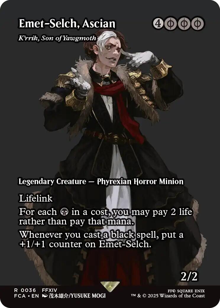 Emet-Selch, Ascian - K'rrik, Son of Yawgmoth (Showcase) [FINAL FANTASY : Through the Ages] | Mega City Incorporated