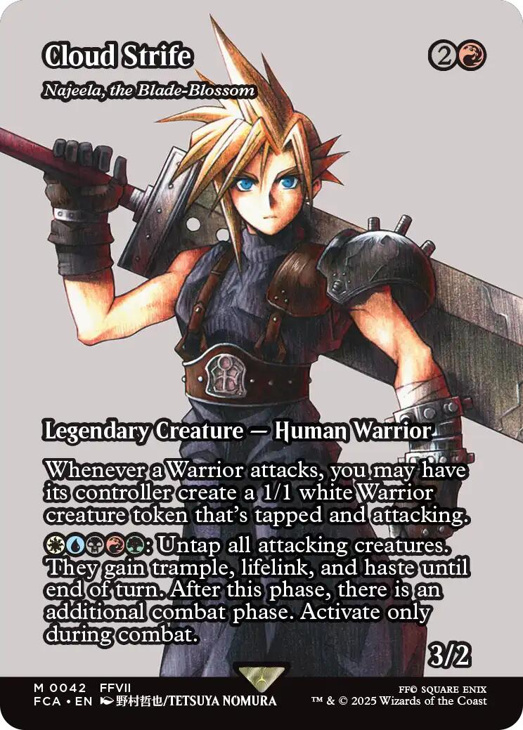 Cloud Strife - Najeela, the Blade-Blossom (Showcase) [FINAL FANTASY : Through the Ages] | Mega City Incorporated