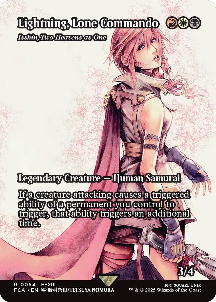 Lightning, Lone Commando - Isshin, Two Heavens as One (Showcase) [FINAL FANTASY : Through the Ages] | Mega City Incorporated