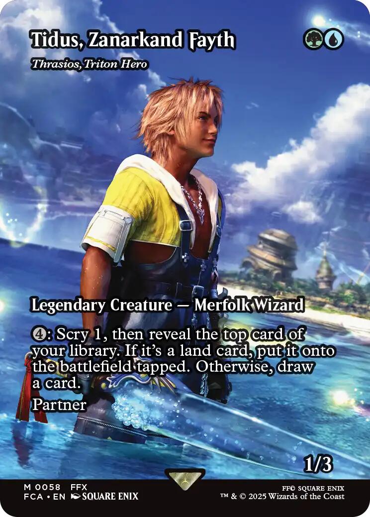 Tidus, Zanarkand Fayth - Thrasios, Triton Hero (Showcase) [FINAL FANTASY : Through the Ages] | Mega City Incorporated