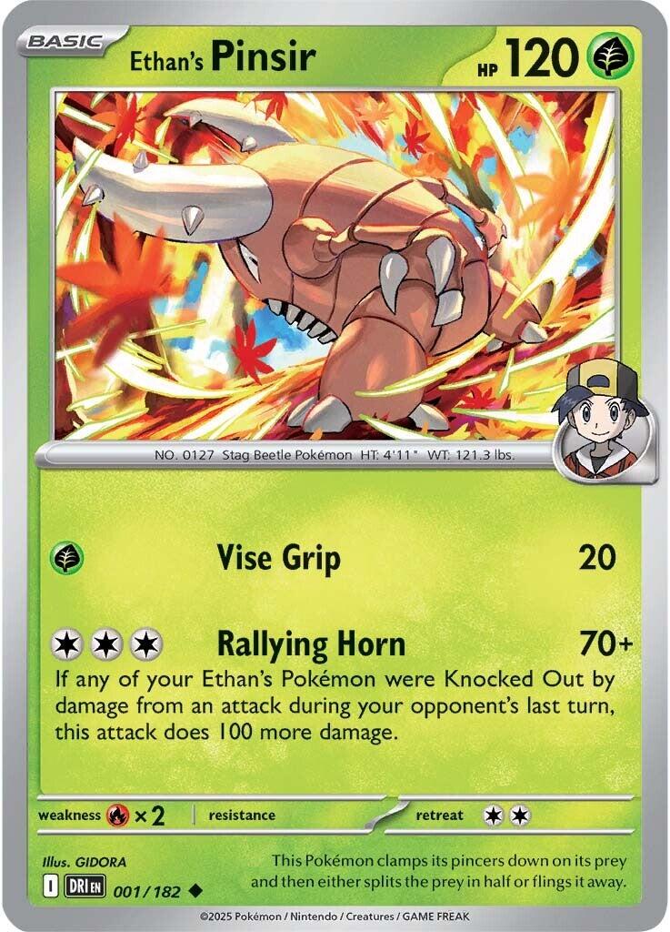 Ethan's Pinsir (001/182) [Scarlet & Violet: Destined Rivals] | Mega City Incorporated
