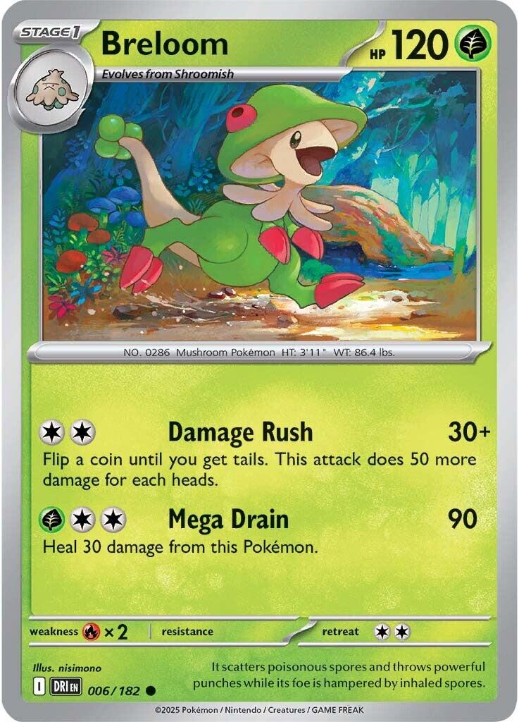 Breloom (006/182) [Scarlet & Violet: Destined Rivals] | Mega City Incorporated