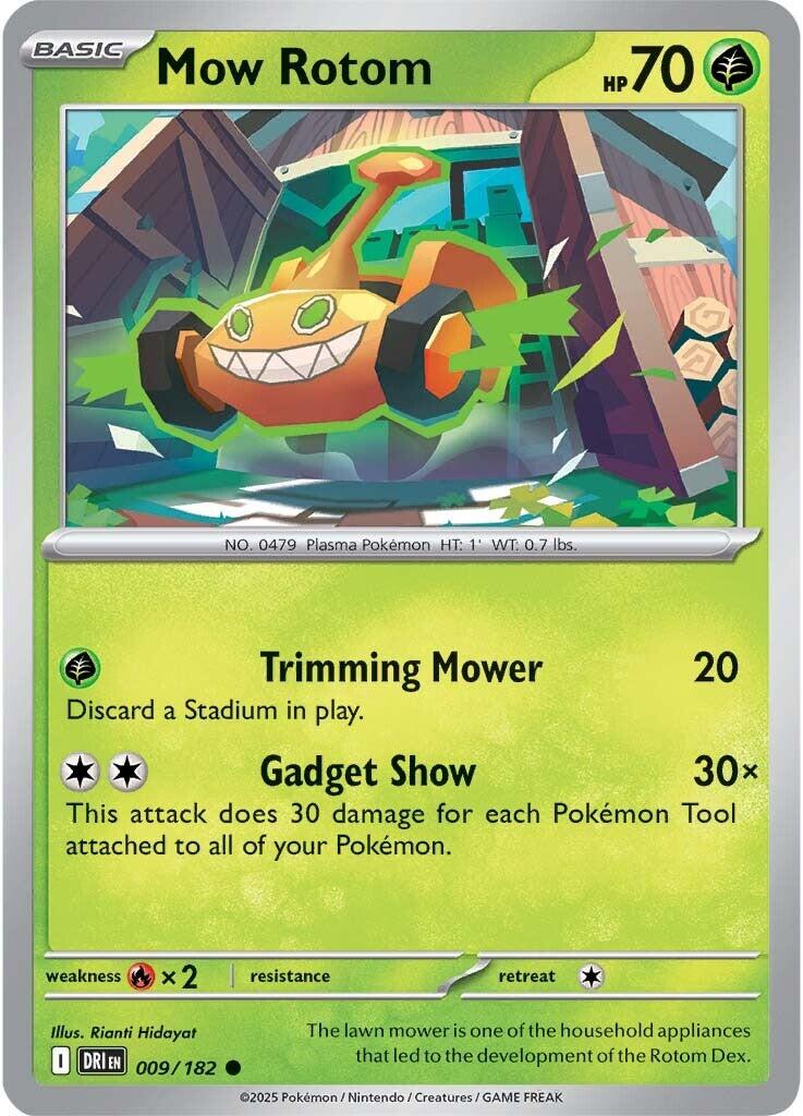Mow Rotom (009/182) [Scarlet & Violet: Destined Rivals] | Mega City Incorporated