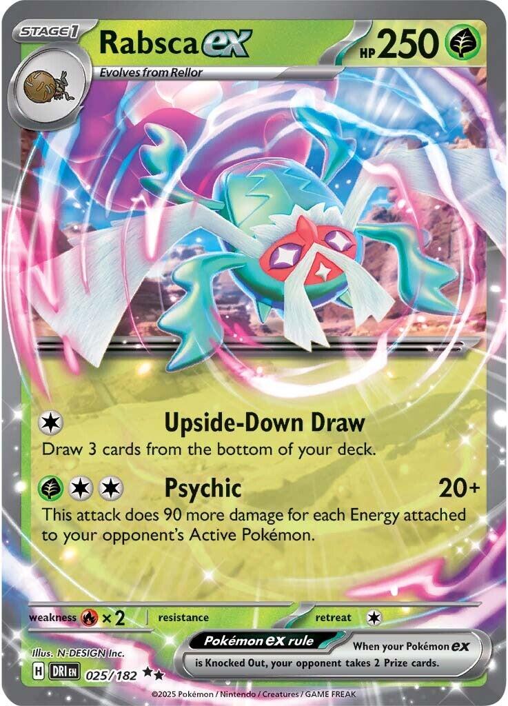 Rabsca ex (025/182) [Scarlet & Violet: Destined Rivals] | Mega City Incorporated
