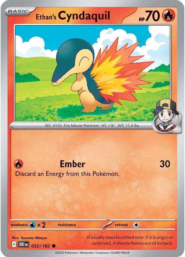 Ethan's Cyndaquil (032/182) [Scarlet & Violet: Destined Rivals] | Mega City Incorporated
