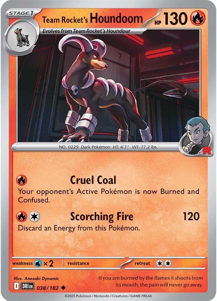 Team Rocket's Houndoom (038/182) [Scarlet & Violet: Destined Rivals] | Mega City Incorporated