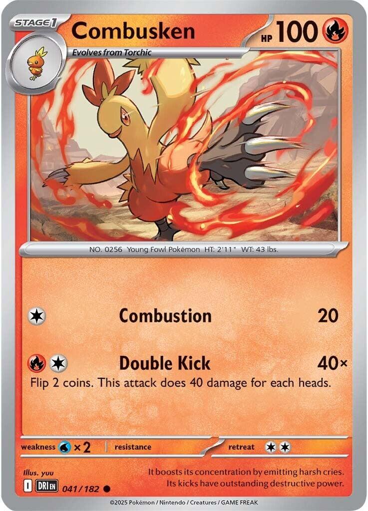 Combusken (041/182) [Scarlet & Violet: Destined Rivals] | Mega City Incorporated